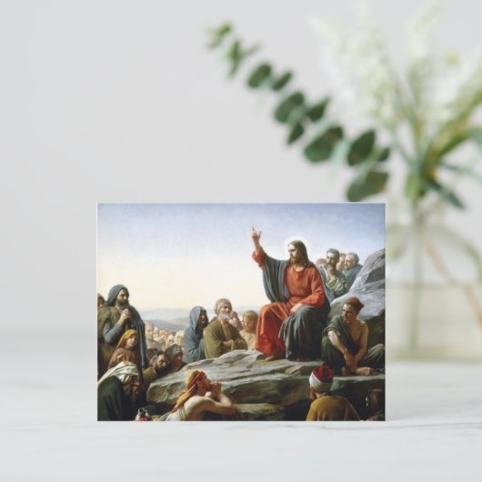Carte postale du sermon de Jésus (Debout devant)