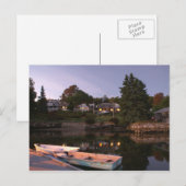 Carte postale du soir de Bayville (Devant / Derrière)