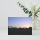 Carte postale du soir du Dessous de verre à roulea (Debout devant)