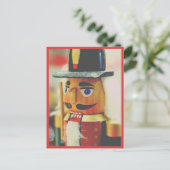 Carte postale du soldat en bois (Debout devant)