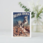 Carte postale du spectacle de cirque antique (Debout devant)