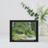 Carte postale du Stanley Park, Vancouver, BC (Debout devant)