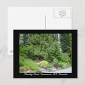 Carte postale du Stanley Park, Vancouver, BC (Devant / Derrière)