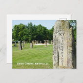 Carte postale du Stonehenge du Kentucky (Devant / Derrière)