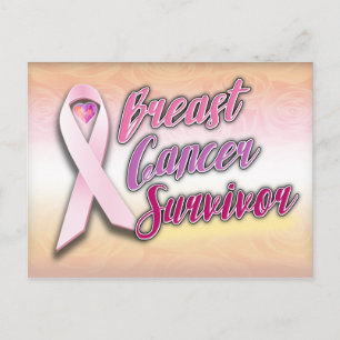 Carte postale du survivant du cancer du sein