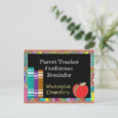 Carte postale du tableau de bord de la conférence  (Debout devant)