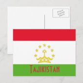 Carte postale du Tadjikistan (Devant / Derrière)
