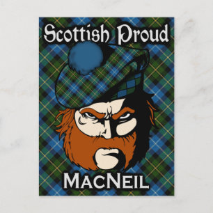 Carte postale du tartan du clan écossais MacNeil