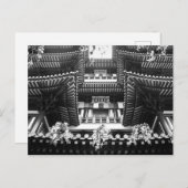 Carte postale du temple bouddhiste (Devant / Derrière)