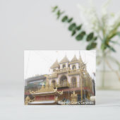 Carte postale du temple de Phnom Penh (Debout devant)