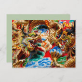 carte postale du temple dragon (Devant / Derrière)