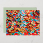 carte postale du temple dragons (Devant / Derrière)