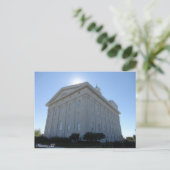Carte postale du temple Nauvoo LDS (Debout devant)