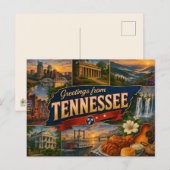 Carte postale du Tennessee (Devant / Derrière)