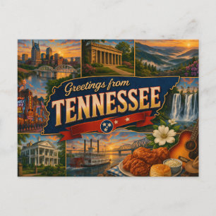 Carte postale du Tennessee