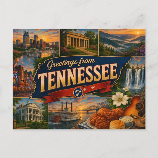 Carte postale du Tennessee (Devant)