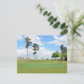 Carte postale du terrain de golf (Debout devant)