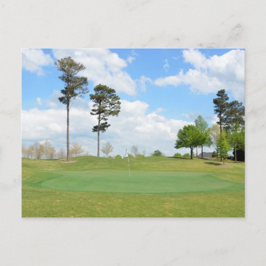 Carte postale du terrain de golf (Devant)