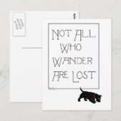 Carte postale du Terrier Écossais (Devant / Derrière)