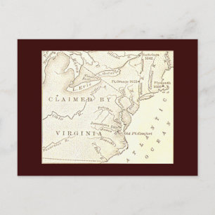 Carte postale du territoire de Virginie