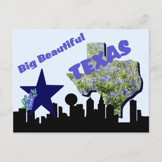 Carte postale du Texas (Devant)