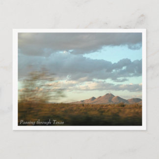 Carte postale du Texas