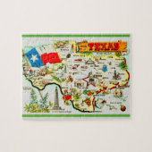 Carte postale du Texas Jigsaw Puzzle (Horizontal)