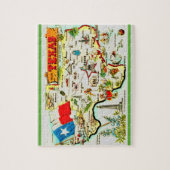 Carte postale du Texas Jigsaw Puzzle (Vertical)