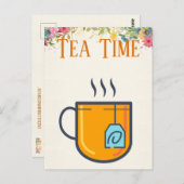 Carte postale du thé (Devant / Derrière)