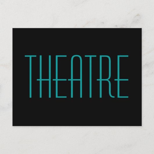 Carte postale du théâtre (Devant)