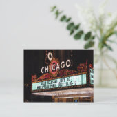 Carte postale du théâtre de Chicago (Debout devant)