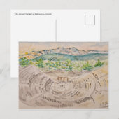 Carte postale du théâtre grec (Devant / Derrière)