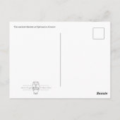 Carte postale du théâtre grec (Dos)