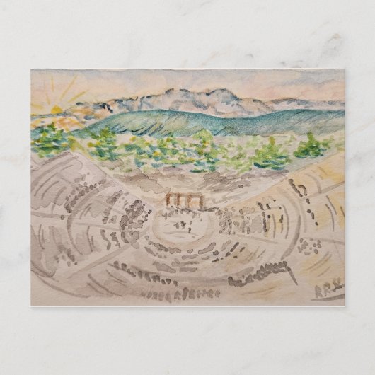 Carte postale du théâtre grec (Devant)