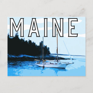 Carte postale du thème Maine