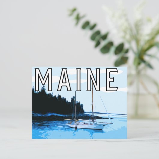 Carte postale du thème Maine (Debout devant)