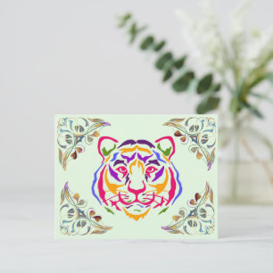 Carte postale du tigre