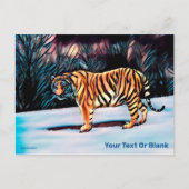 Carte postale du Tigre de Sibérie (Devant)