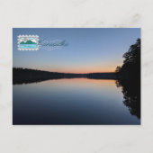 Carte postale du Timbre de coucher de soleil Kanas (Devant)