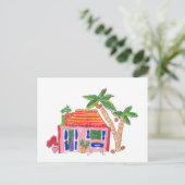 Carte postale du toit trié (Debout devant)