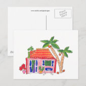 Carte postale du toit trié (Devant / Derrière)