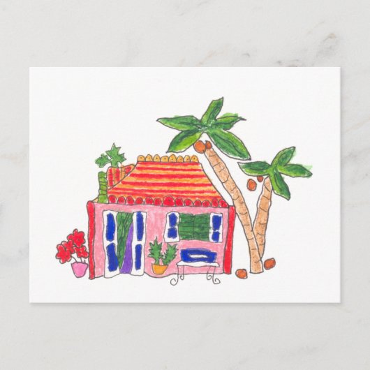 Carte postale du toit trié (Devant)