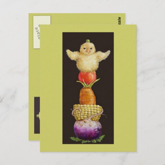 carte postale du totem peep (Devant / Derrière)