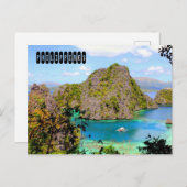 Carte postale du tourisme philippin (Devant / Derrière)