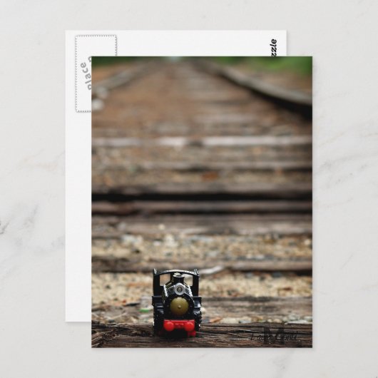 Carte postale du train (Devant / Derrière)