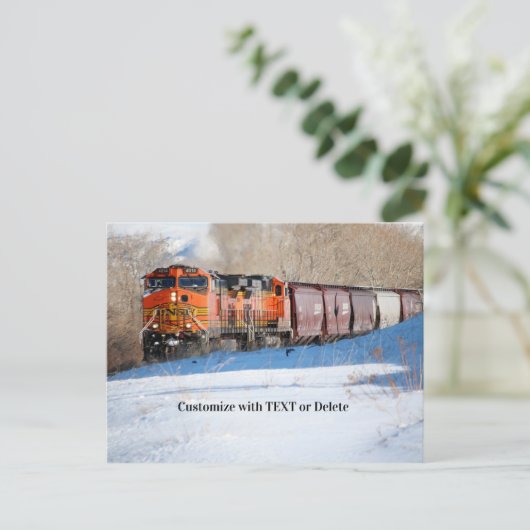 Carte postale du train (Debout devant)