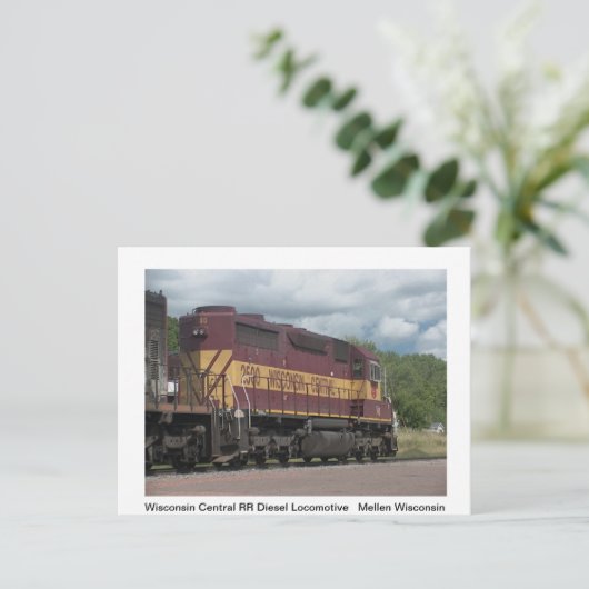 Carte postale du train. (Debout devant)