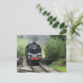 Carte postale du train à vapeur (Debout devant)