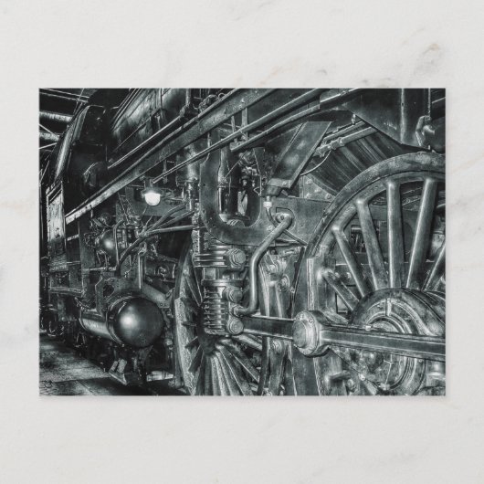 carte postale du train à vapeur (Devant)