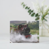Carte postale du train à vapeur (Debout devant)